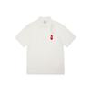 MLB Base Logo Polo Shirt Men's Ivory White 3LPQH1023-50IVS