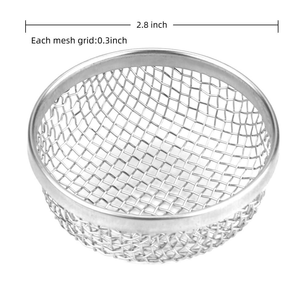 2,8 Zoll Wohnmobil-Ofenentlüftungsabdeckung 304 Edelstahl Silber Wohnmobil-Entlüftungsabdeckung Federverschlüsse Anhänger-Entlüftungsabdeckung Wohnmobil-Anhänger
