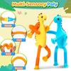 1-8 Stück Saugnapf Pop Tubes Fidget Spielzeug Dinosaurier Roboter Banane Affe Cartoon Teleskoprohr Stressabbau Dehnspielzeug Für Kinder