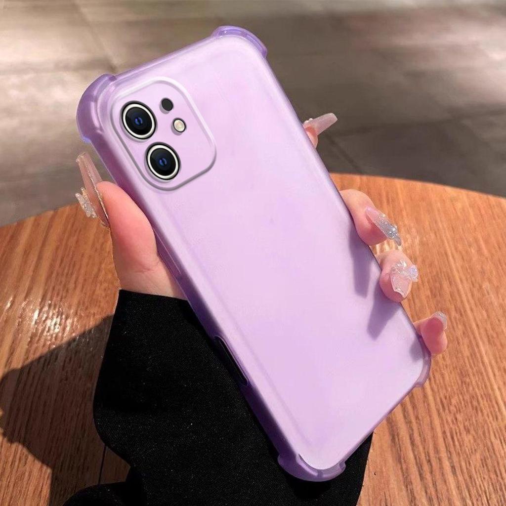 Case for iPhone 12 Mini 11 Shockproof Airbag Bumper Casing Frosted Translucent Cover