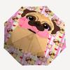 Pug, Cute- Automatic Umbrella, Four Seasons Portable Folding Umbrella, Suitable for Men and Women, Travel, Daily Compact Umbrella, Outdoor A