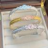 Gold-painted Enamel Color Plum Blossom Bracelet Brushed Enamel Color Bracelet Guochao New Chinese Style Birthday Gift for Girlfriend and Girlfriend