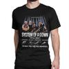 Metal Rock Album Band for Men Women T Shirt System Of A Down Tee Shirt Short Sleeve Crewneck TShirts Cotton Graphic Clothes