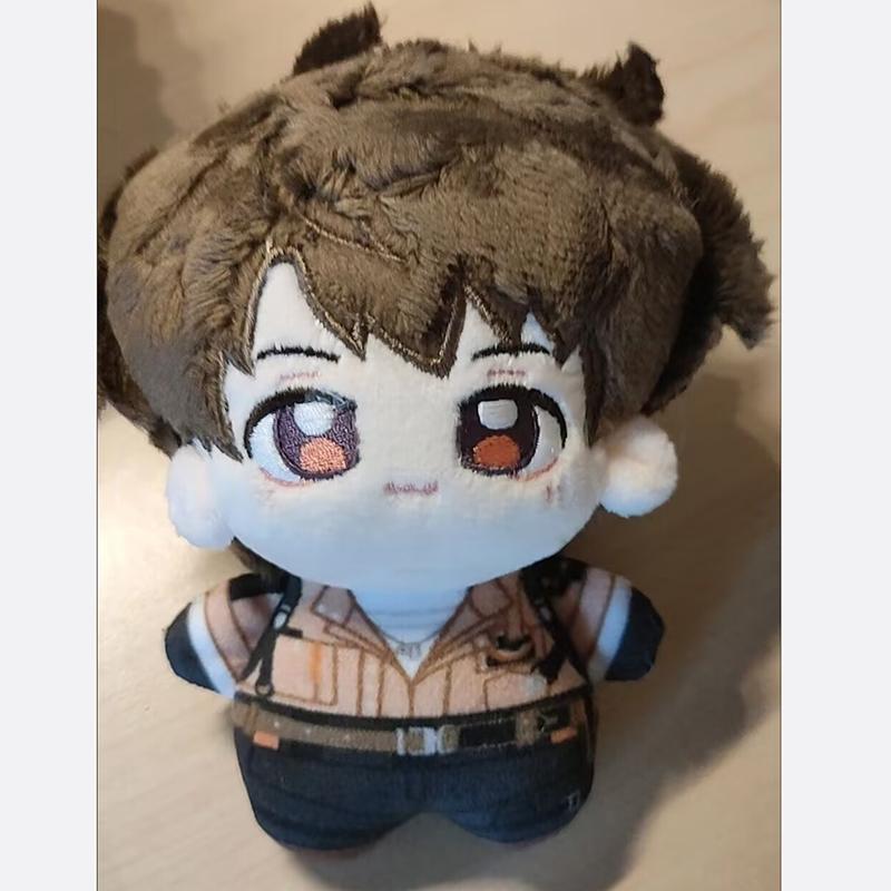 Pilot Caleb Plush Toy with Ear 10cm Anime Plushie Doll Love and Deepspace Keychain Pandent Plush Toy Gifts