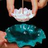 Ceramic Lotuses Incenses Burners for Stick/Coil/Cone Flower Insence Stick Holders Detachable Ashes Catcher Home Decors