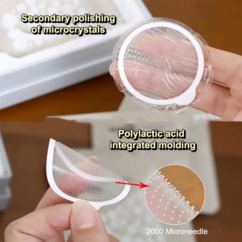 Microneedle Patches With Puff Anti-Wrinkle Mask Fine Lines Remove 0.25mm Needle Lengt 2000 Microneedle Skin Care