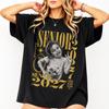 Custom Photo Senior 2027 Shirt, Personalized Class of 2027 Picture Tee, Senior Year High School Graduation Gift