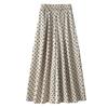 Women's High-Waisted Polka Dot Wide-Leg Culottes - Spring/Summer, Slimming, Comfortable, Nine-Point Length