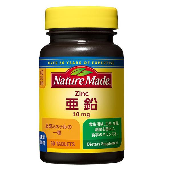

Nature Made Zinc 60 Tablets (60-Day Supply) Otsuka Pharmaceutical Nutritional Supplement for Skin & Taste Function s1647