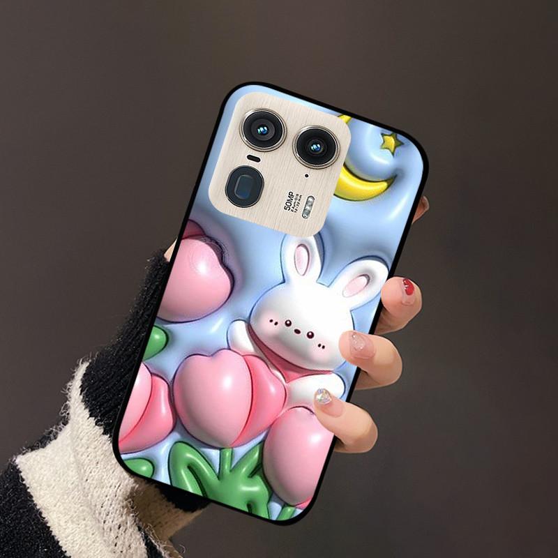 For Motorola Edge 50 Ultra Cover Flower TPU Silicon Back Soft Case Funda For Moto Edge 50 Fusion Edge50 Pro ultra Bumper Coque
