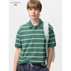 Japan Dry Kanoko Border Polo Shirt