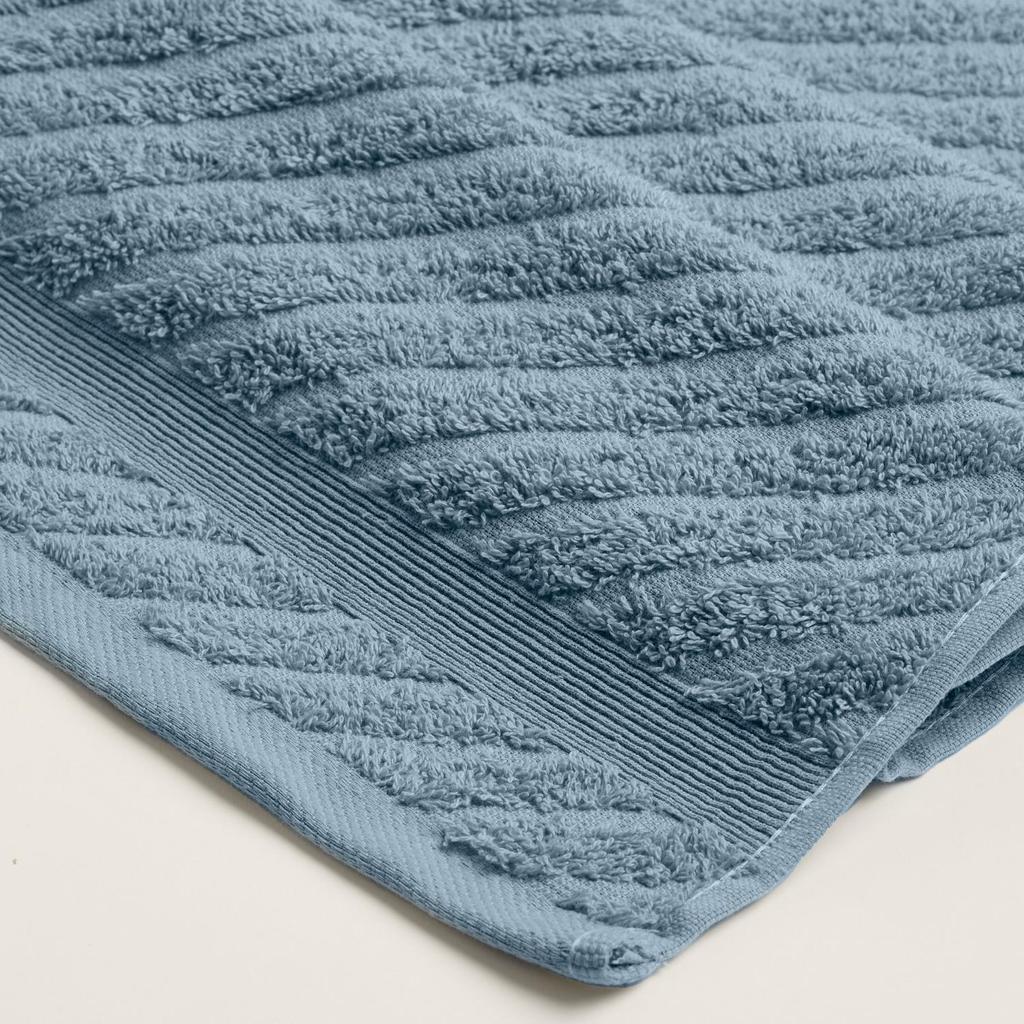 Likya Jacquard Cross Striped 4 Pieces Face Towel Set, Cotton Face Hand Towels,Soft Cotton Face Towels, Soft Hand Towel, Cotton Hand Towel