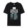 Computer Repair Hourly Rate Computer Technician Funny Shirts Adult T Shirt Mens Gifts Print Camisetas De Hombre