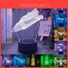 Transportation Animal 3d Led Night Light With Touch Control And For Kid Room Decor