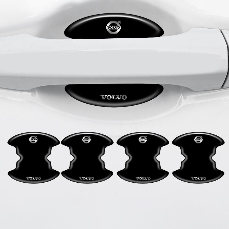 qsvmh6 8PCS Car Door Handle Decoration Stickers Wiper Decal Auto Accessory For Volvo RDESIGN XC60 XC90 S60 S80 S60L V40 V60 AWD V90 V70