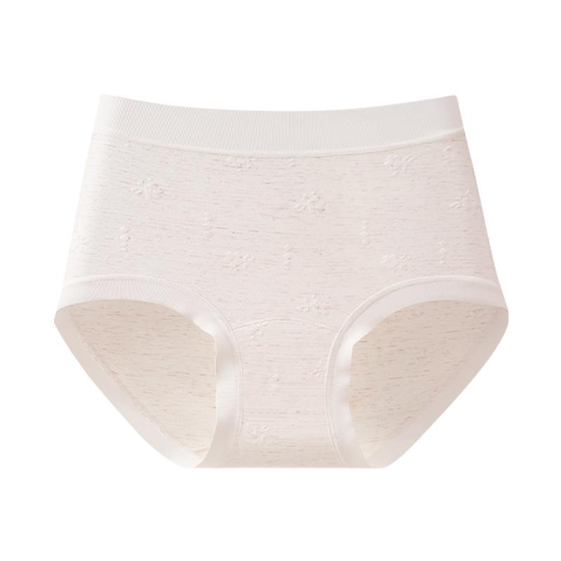 Plus Size Women Summer Thin Long Crotchy 10A Antibacterial Breathable Comfortable Hip High Waist Triangle Briefs