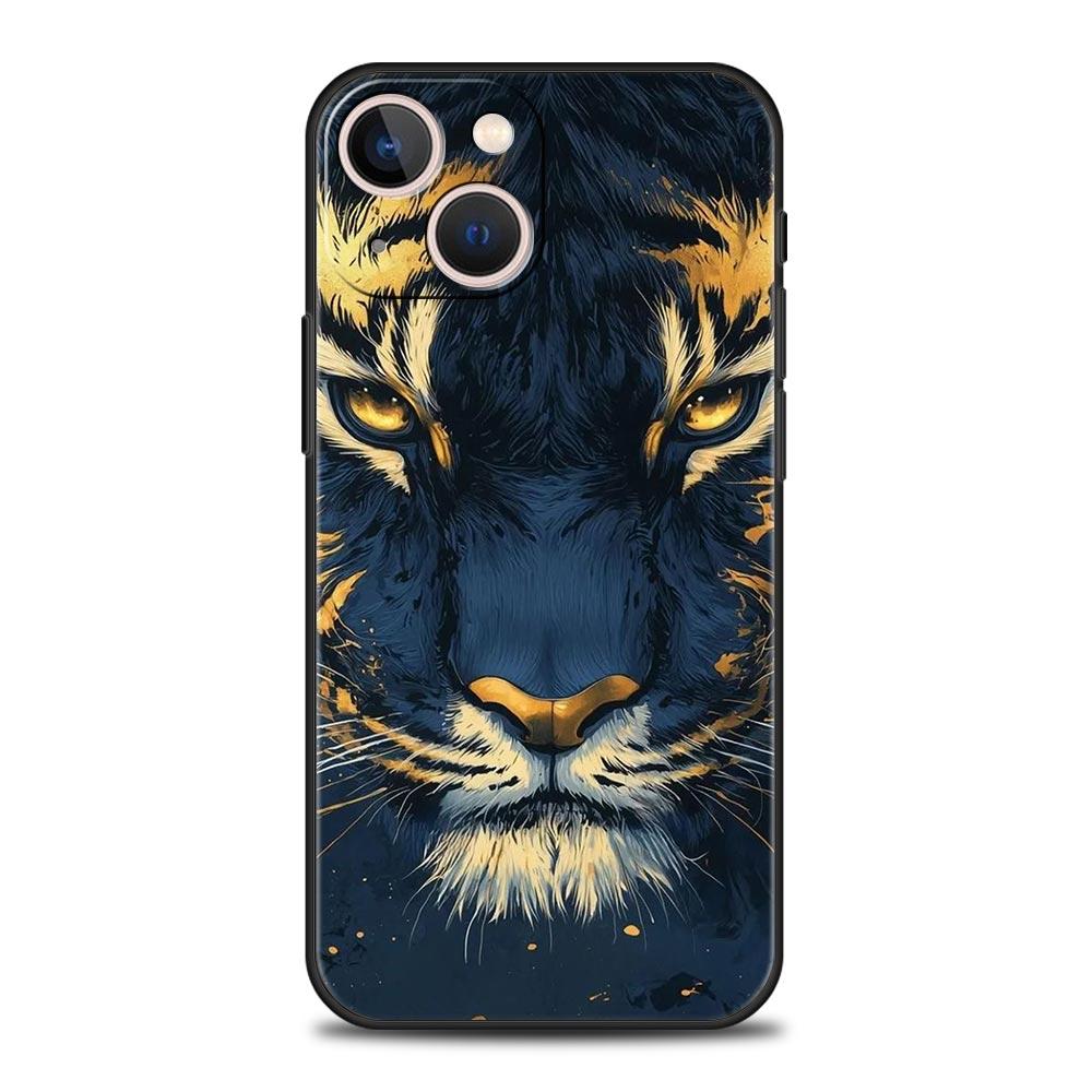 Cool Animal Tiger Lion Phone Case For Samsung Galaxy S26 S25 S24 S23 S22 S20 Ultra S21 FE 5G S10 Plus TPU Shockproof Cover