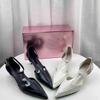Fashion Pointed Toe Women Mid Heels Shoes Designer Shallow Elegant Heeled Sandals 2025 Trend Pumps Party Shoes Dress Mujer Zapatillas