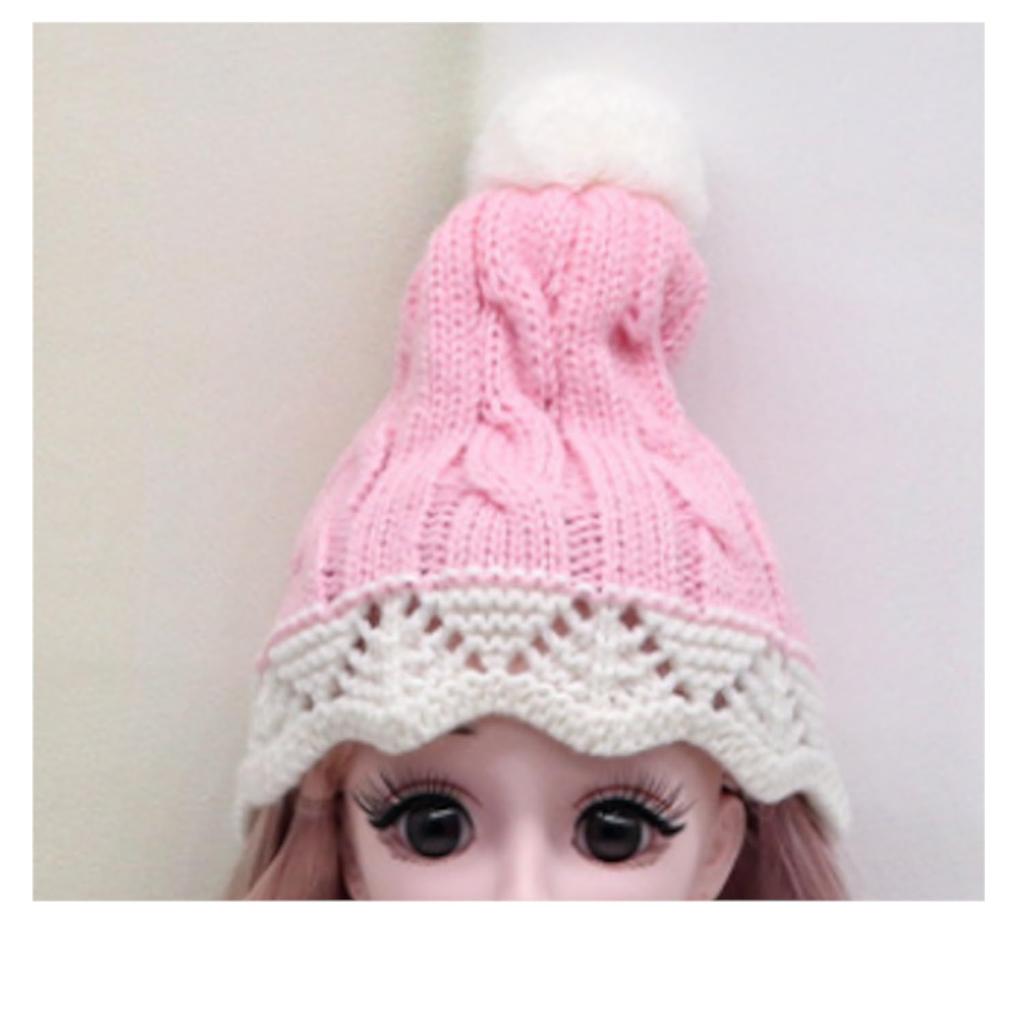 [OLYOLY] 13 (60 cm) Puppenkleidung Anziehset Niedlicher Strickpullover Einteiler Rosa Prinzessin Miniatur Puppenfigur Kostüm Unterwäsche (06 Pullover + Mütze +