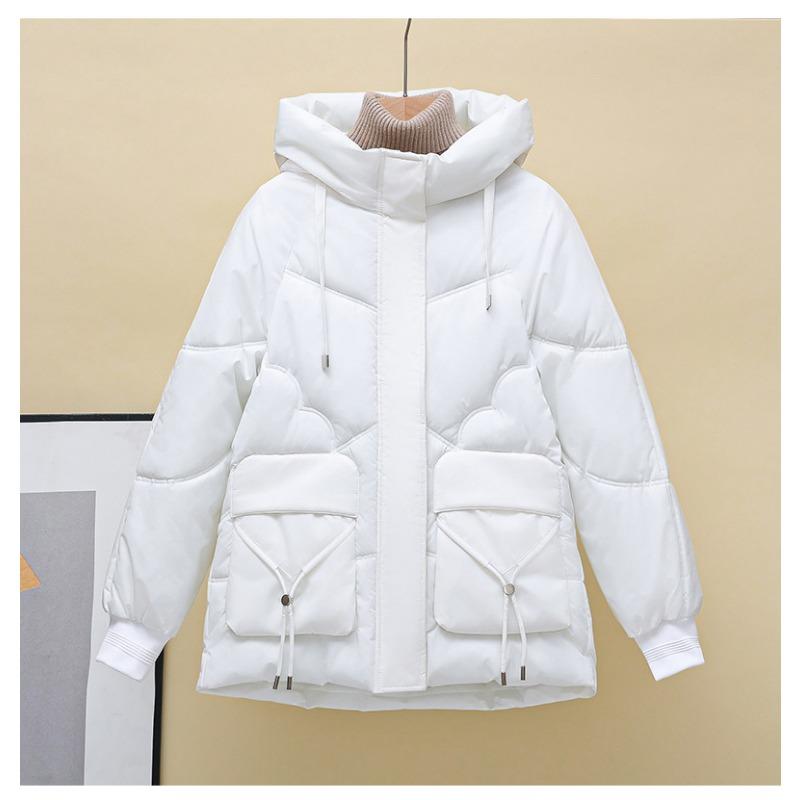 Casual Cotton Coat Women's Mid-length New Winter Loose Warm Cotton Coat Jacket Plus Size Women's Clothing