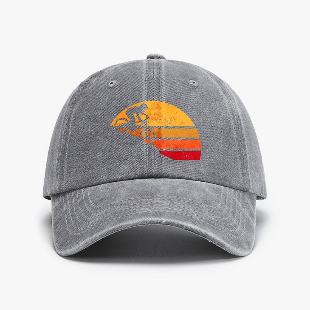 

Vintage Downhill Mount MTB Outdoor sunhat cool Distressed Washed Baseball Cap Adjustable