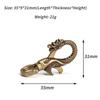 1Pcs Phoenix Buckle Brass Creative Eagle Buckle Keychain Waist Hanging Chain Pendant Personalized Retro Gift Chinese Style Brass