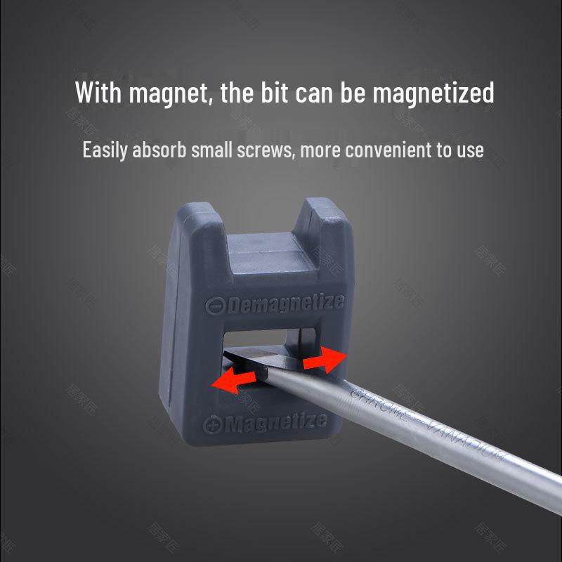 10-Piece Strong Magnetic Screwdriver Set: Cross-Border, Flat & Cross-Head.