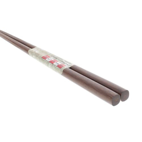 Chopsticks iron wood one and a half tip wooden (natural wood) for men thick 23.5cm
