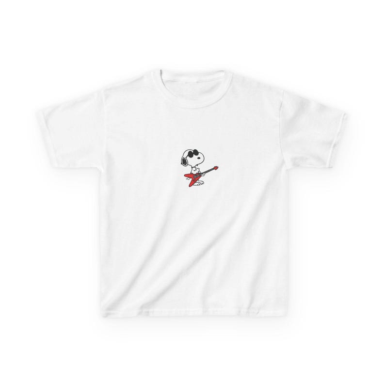 Rockstar  Snoopy Baby Tee | Y2K Baby Tee, 90s Baby Tee, Graphic Shirt Crop, Coquette, Vintage Design, Peanuts Shirt 120