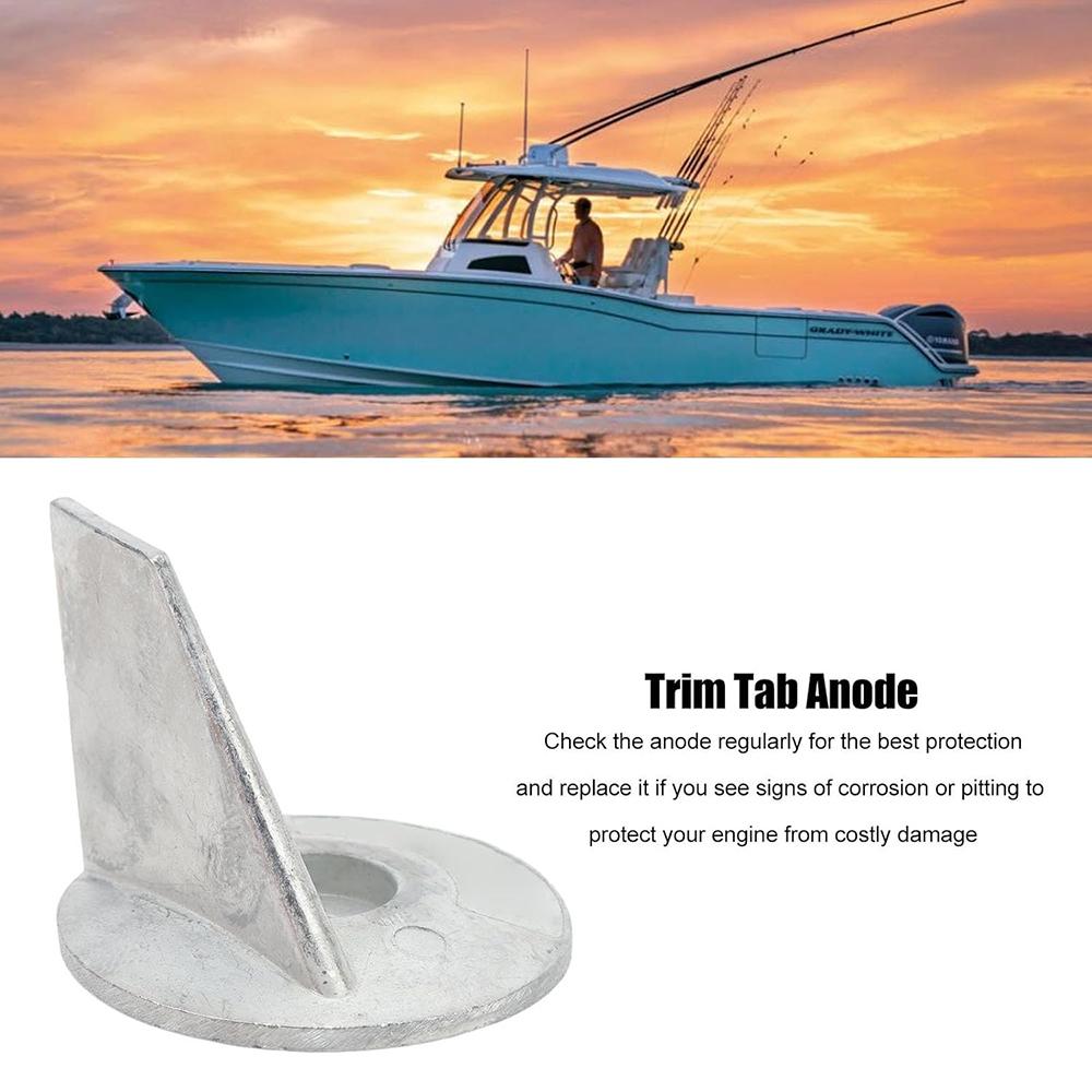 3C8-60217 Anode for TOHATSU 2-Stroke/4-Stroke Outboard Motors  853762 for Mercury, Fits MFS30/M40D/M40D2/M50D/M50D2 Models