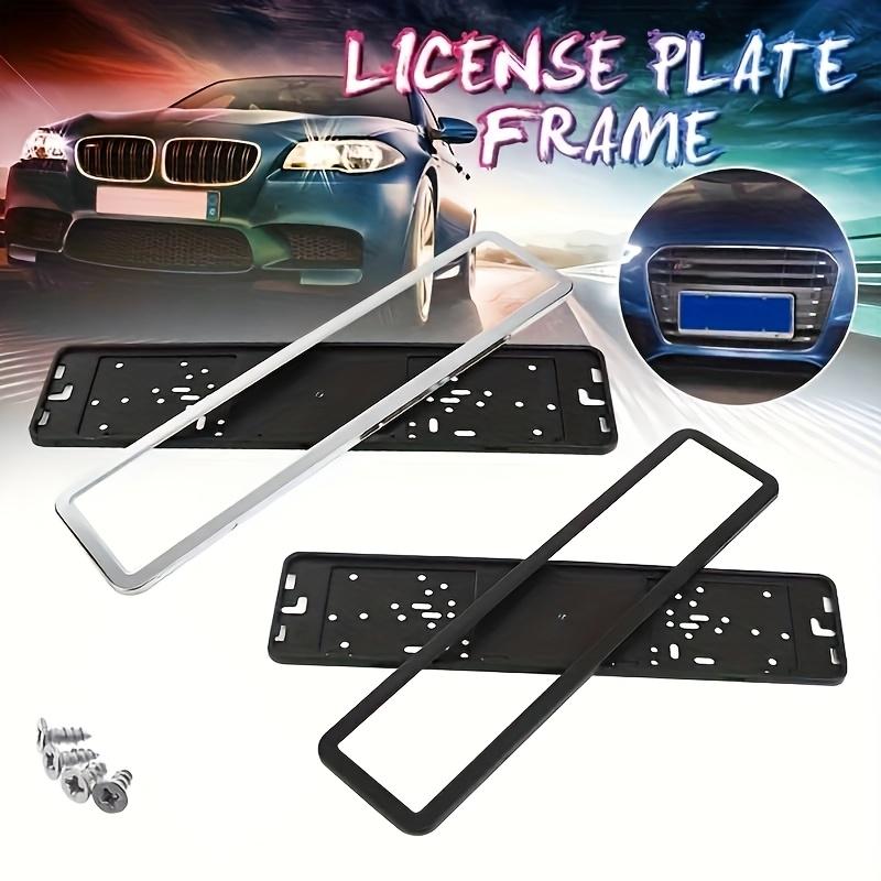 Number Plate Holder License Plate Holder Mount EU Standard License Plate Frame Cover Anti-corrosion License Plate Covers Frames 6
