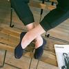 With Market Simple Fit Cotton Plain Footies 10 Pairs (Navy) No-show Socks