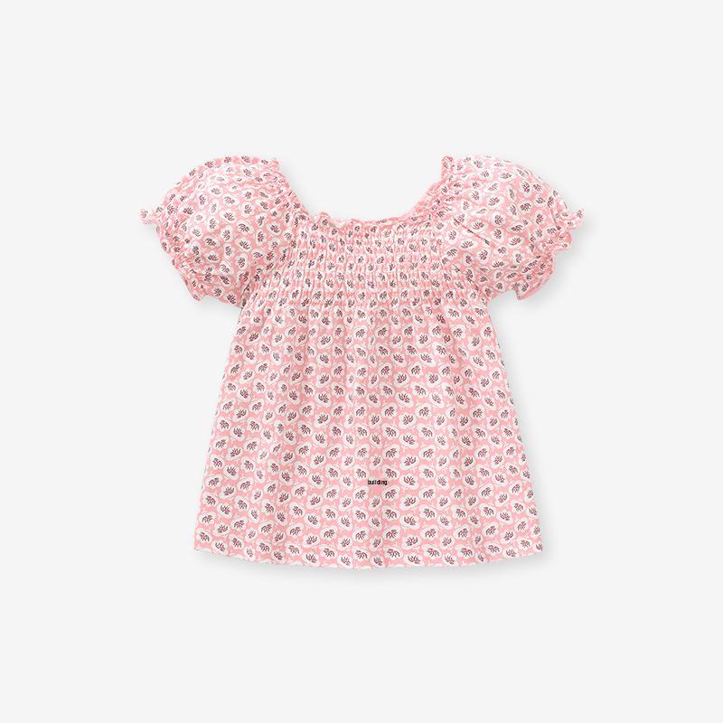 

Little Maven Summer Girls Cotton Short-Sleeve T-Shirt - European & American Style, Round Neck 4T