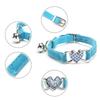 Heart Flocked Rhinestone Bell Cat Collar - Bestseller Pet Supplies In Stock