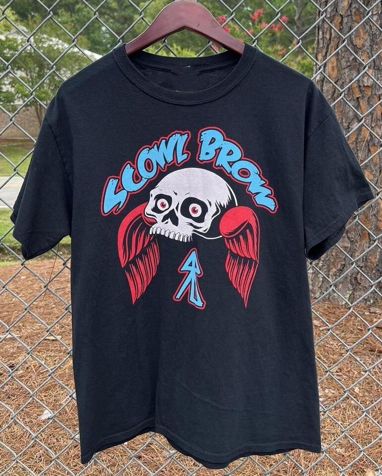 Scowl brow band Short Sleeve Coton Black All Size Unisex Shirt Unisex T-Shirt S