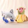 Al Tralalelo Tralala Shark Plush Keychain Tungtungtung Doll Stuffed Soft Toys Bag Pendant Hanging Decoration Birthday Gift
