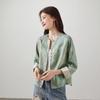 Cappotto Corto Jacquard Stile Cinese Nuovo SOFSIL