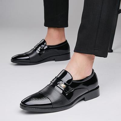 Herren Leder Casual Business Schuhe Männer Schnalle Party Hochzeit Loafers Retro Mönch Schuh Männer Outdoor Driving Flats Mokassins