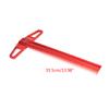 T Type Woodworking Scriber Ruler Architect Square Drafting Ruler Aluminum Alloy Measuring Tool Compatible for Carpenter