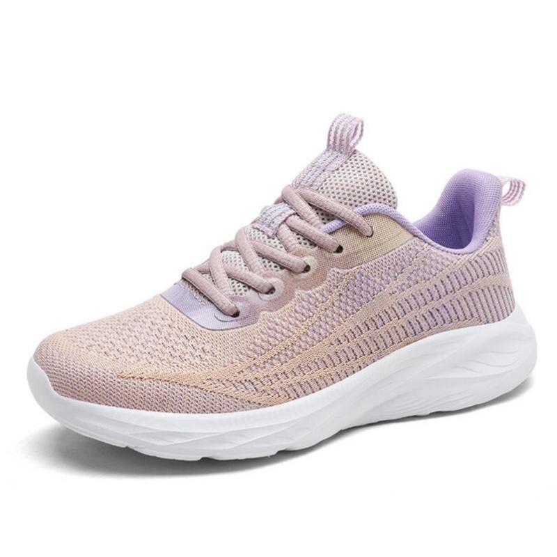 Sneakers Women Summer Breathable Running Soft Sole Comfortable Platform Casual Mesh Sneakers Anti Slip Light Training Shoes