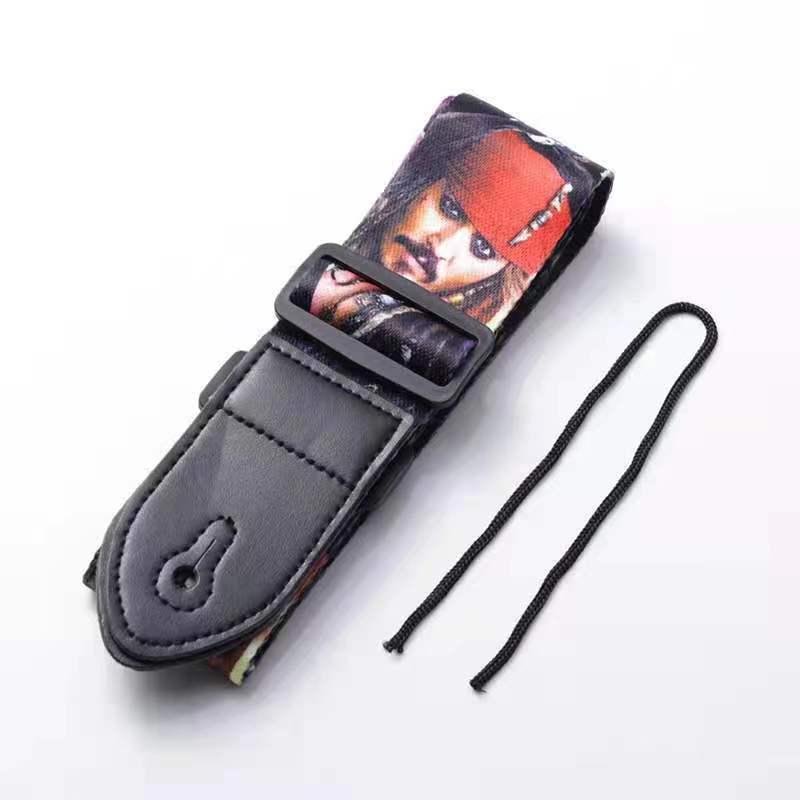 Ethnic Style Widened Guitar Strap - Acoustic & Electric, Polyester Print