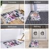 Anime Demon Slayer Tanjiro Kamado Floor Door Kitchen Bath Mat Anti-Slip Indoor  Doormat Toilet Entrance Carpet Rug