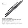 Front Rear Wiper Kit 3Pcs/Set Car Blades for Kia Stonic 2016-2023, All Streak Free Wipers Weather Performance Beam Blades, 26"+16"+11" Automotive