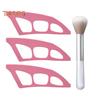 1/2/3/4Pcs Silicone Eyeshadow Stencil Tool Reusable Beginner Eyeshadow Assistant Guide Helper Shaper Mapping Template Women Quick Eye Makeup Tools