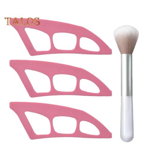 1/2/3/4Pcs Silicone Eyeshadow Stencil Tool Reusable Beginner Eyeshadow Assistant Guide Helper Shaper Mapping Template Women Quick Eye Makeup Tools