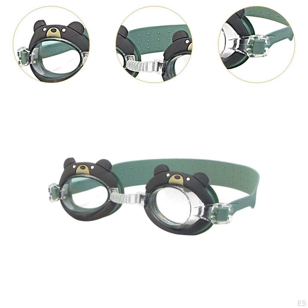 Kids Swim Goggles Children's Swimming Adjustable Band Leakproof Comfortable Eyewear