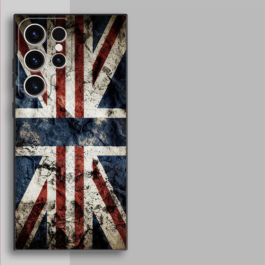 

National Flag Pattern Case for Samsung Galaxy S26 S10 S9 Note 20 Ultra 8 9 10 S23 S25 Ultra S24 Plus S20 S21 FE Funda Phone Galaxy S22 5G