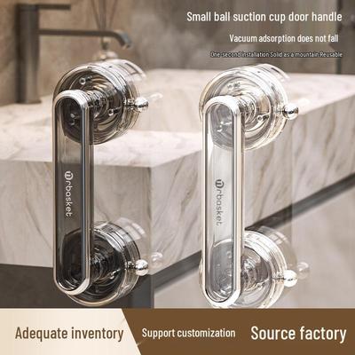 No-Drill Suction Cup Handle for Glass Shower, Sliding Doors, and Refrigerators