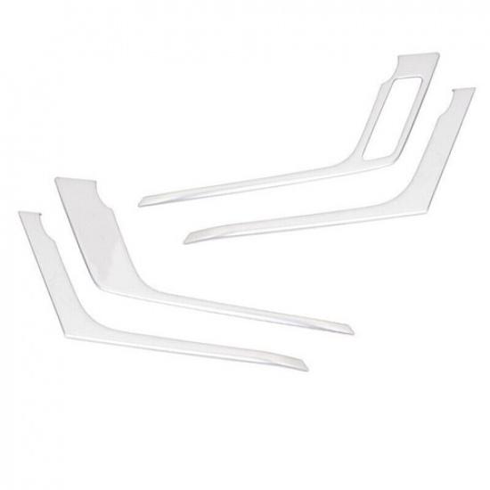 4P Matte Silver Inner Door Handle Lock Frame Trim For Lexus RX350 450h 2016-2019