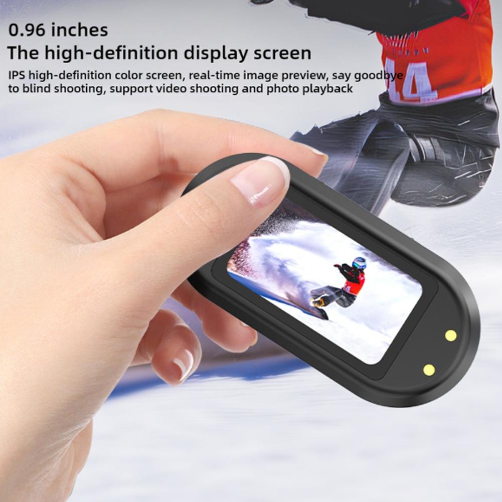 Kamera Akcji HD 1080P z Działaniem Kciuka - Kamera Sportowa dla Zwierząt, Kolarstwo Outdoorowe, Magnetyczne Ładowanie, Inteligentny Rejestrator